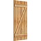 Ekena Millwork Joined Board-n-Batten Shutters w/Z-Bar, Rough Sawn Western Red Cedar, 21 1/2W x 44H, PR RBJ06Z21X044RWR - alternate 3